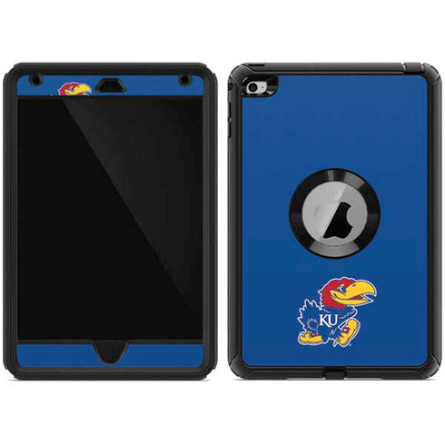 University of Kansas Jayhawks Mascot Outline Otterbox Defender iPad Skin