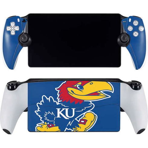 University of Kansas Jayhawks Mascot Outline PlayStation Portal Remote Player Skin