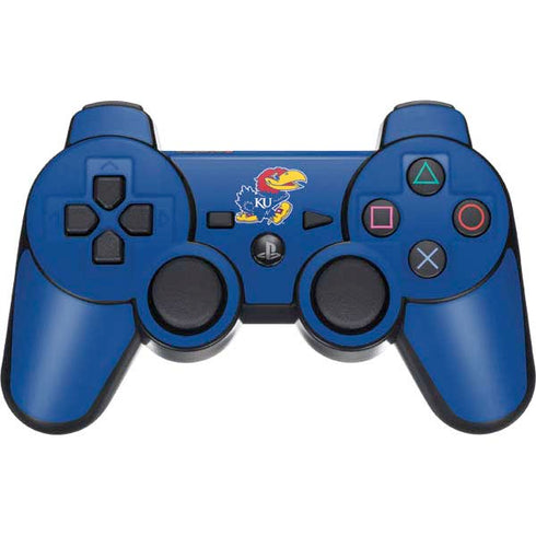 University of Kansas Jayhawks Mascot Outline PS3 Dual Shock wireless controller Skin