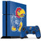 University of Kansas Jayhawks Mascot Outline PS4 Console and Controller Bundle Skin