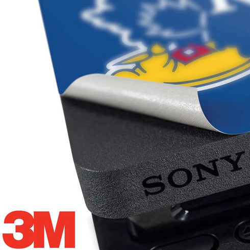 University of Kansas Jayhawks Mascot Outline PS4 Pro Console Skin