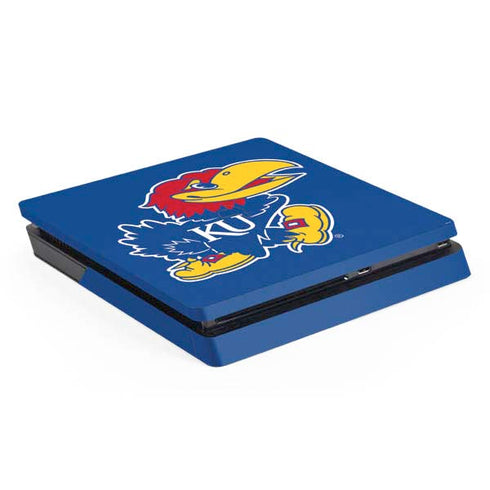 University of Kansas Jayhawks Mascot Outline PS4 Slim Skin