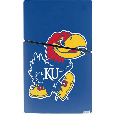 University of Kansas Jayhawks Mascot Outline PS5 Slim Digital Edition Bundle Skin