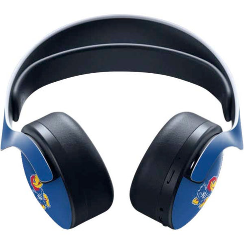 University of Kansas Jayhawks Mascot Outline PULSE 3D Wireless Headset for PS5 Skin