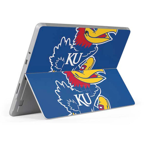 University of Kansas Jayhawks Mascot Outline Surface Go Skin