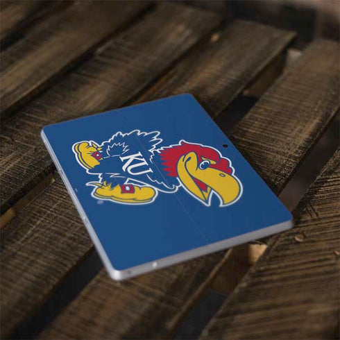 University of Kansas Jayhawks Mascot Outline Surface Go Skin
