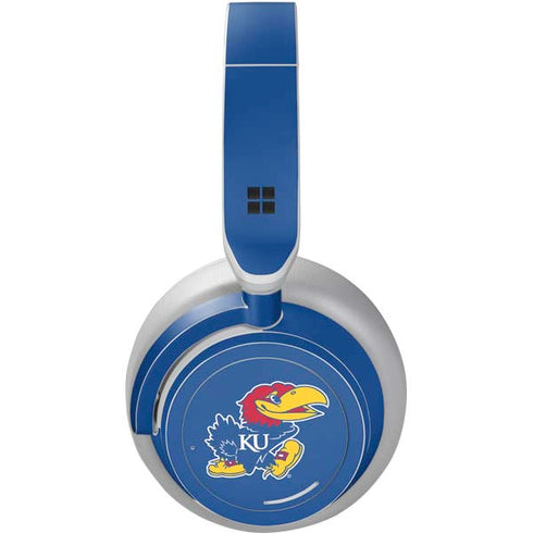 University of Kansas Jayhawks Mascot Outline Surface Headphones Skin