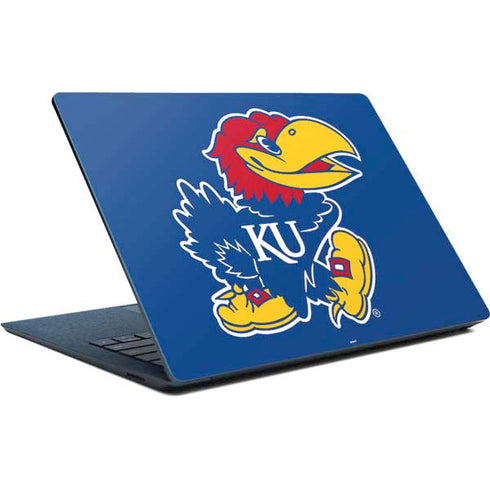 University of Kansas Jayhawks Mascot Outline Surface Laptop Skin
