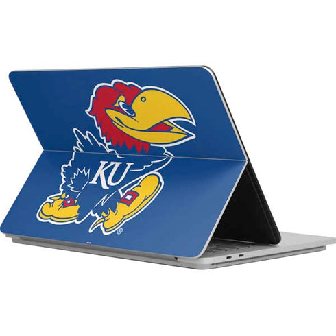 University of Kansas Jayhawks Mascot Outline Surface Laptop Studio Skin
