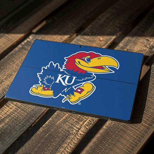 University of Kansas Jayhawks Mascot Outline Surface Pro 6 Skin