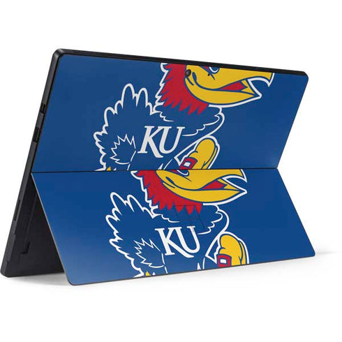 University of Kansas Jayhawks Mascot Outline Surface Pro 7 Skin