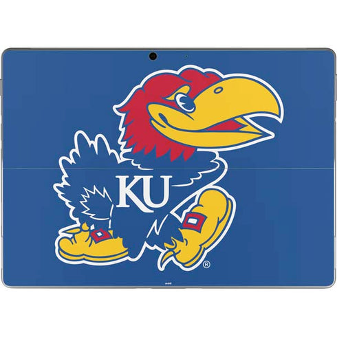 University of Kansas Jayhawks Mascot Outline Surface Pro 8 Skin
