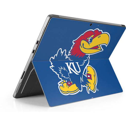 University of Kansas Jayhawks Mascot Outline Surface Pro 8 Skin