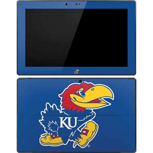 University of Kansas Jayhawks Mascot Outline Surface Pro Tablet Skin