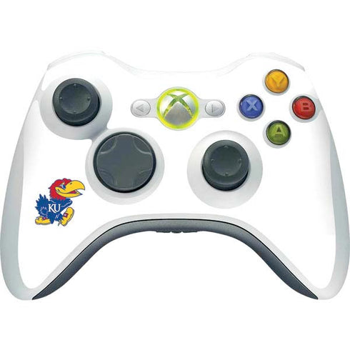 University of Kansas Jayhawks Mascot Outline Xbox 360 Wireless Controller Skin