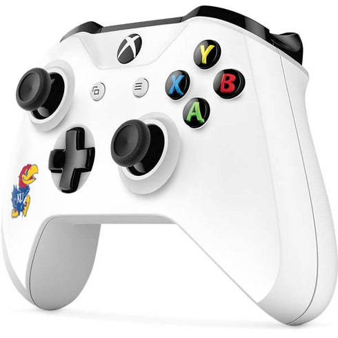 University of Kansas Jayhawks Mascot Outline Xbox One S Controller Skin
