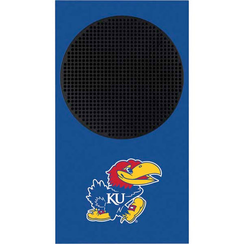 University of Kansas Jayhawks Mascot Outline Xbox Series S Console Skin