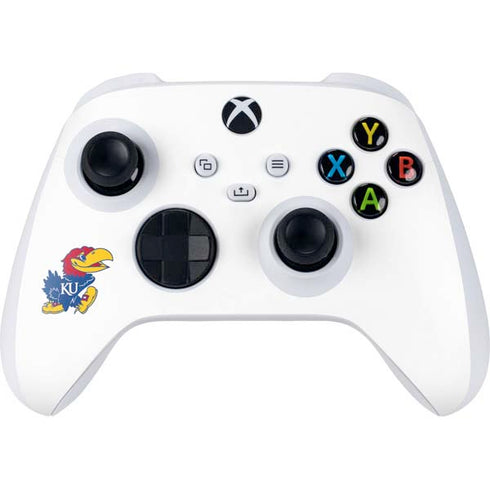 University of Kansas Jayhawks Mascot Outline Xbox Series S Controller Skin