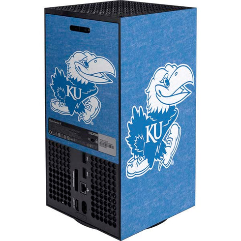 University of Kansas Jayhawks Mascot Outline Xbox Series X Bundle Skin