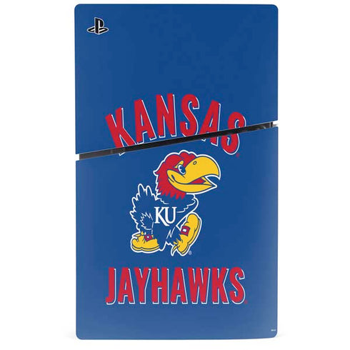 University of Kansas Jayhawks Mascot PS5 Slim Disk Console Skin