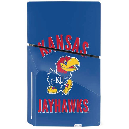 University of Kansas Jayhawks Mascot PS5 Slim Disk Console Skin