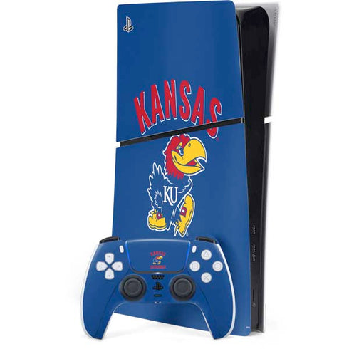 University of Kansas Jayhawks Mascot PS5 Slim Digital Edition Console Skin