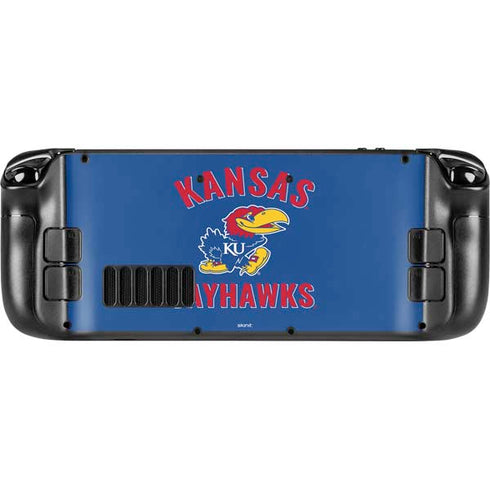 University of Kansas Jayhawks Mascot Steam Deck Handheld Gaming Computer Skin