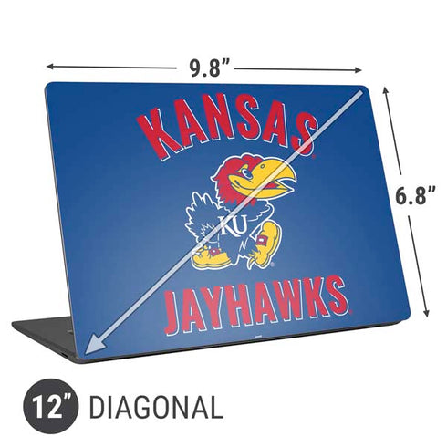 University of Kansas Jayhawks Mascot Universal Laptop 12in (9.8 x 6.8in) Skin