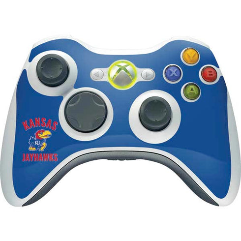 University of Kansas Jayhawks Mascot Xbox 360 Wireless Controller Skin