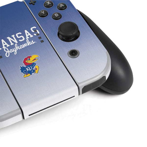 University of Kansas Jayhawks Nintendo Switch OLED (2021) Skin