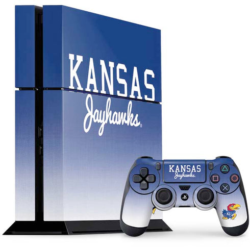 University of Kansas Jayhawks PS4 Console and Controller Bundle Skin