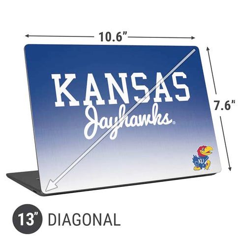 University of Kansas Jayhawks Universal Laptop 13in (10.6 x 7.6in) Skin