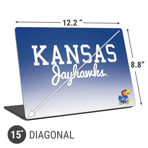 University of Kansas Jayhawks Universal Laptop 15in (12.2 x 8.8in) Skin