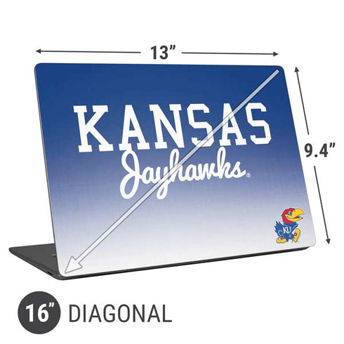 University of Kansas Jayhawks Universal Laptop 16in (13 x 9.4in) Skin