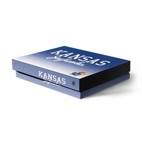 University of Kansas Jayhawks Xbox One X Console Skin