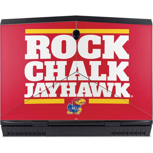 University of Kansas Rock Chalk Jayhawk Dell Alienware Skin