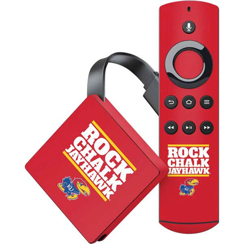 University of Kansas Rock Chalk Jayhawk Amazon Fire TV Skin