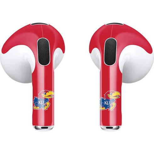 University of Kansas Rock Chalk Jayhawk Apple AirPods (3rd Gen 2021) Skin