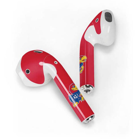 University of Kansas Rock Chalk Jayhawk Apple AirPods Skin