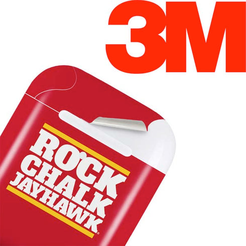 University of Kansas Rock Chalk Jayhawk Apple AirPods Skin