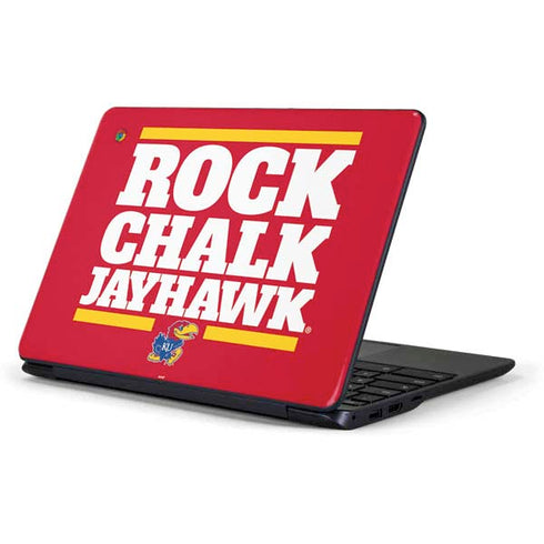 University of Kansas Rock Chalk Jayhawk Samsung Chromebook Skin