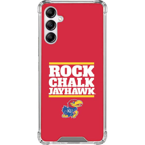 University of Kansas Rock Chalk Jayhawk Galaxy A14 5G Clear Case