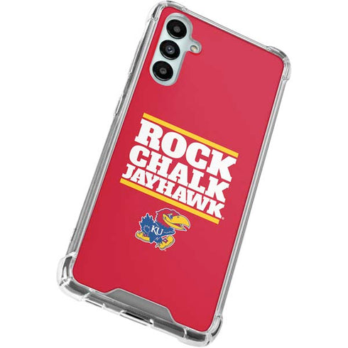 University of Kansas Rock Chalk Jayhawk Galaxy A15 5G Clear Case