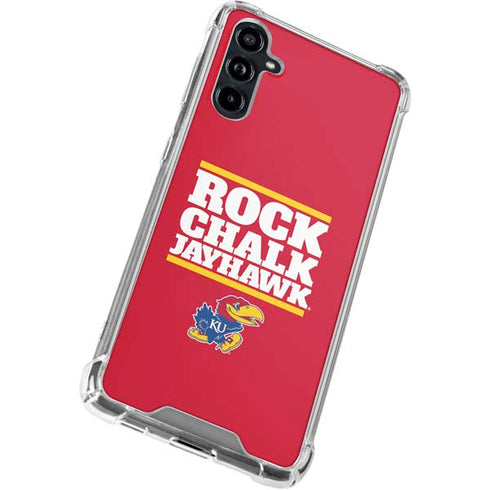 University of Kansas Rock Chalk Jayhawk Galaxy A54 5G Clear Case