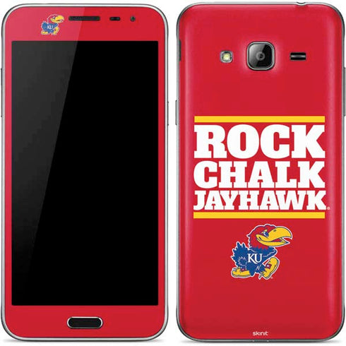 University of Kansas Rock Chalk Jayhawk Galaxy J3 Skin