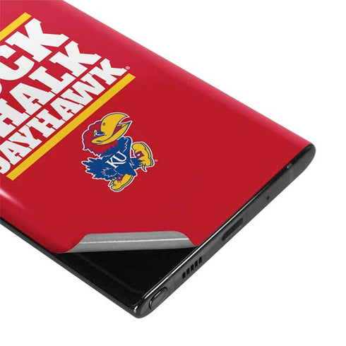 University of Kansas Rock Chalk Jayhawk Galaxy Note 10 Plus Skin