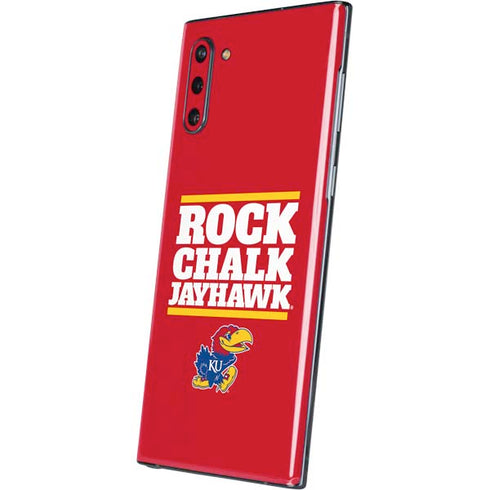 University of Kansas Rock Chalk Jayhawk Galaxy Note 10 Skin