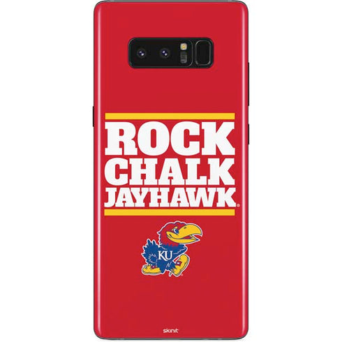 University of Kansas Rock Chalk Jayhawk Galaxy Note 8 Skin