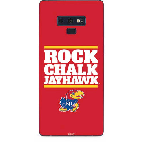 University of Kansas Rock Chalk Jayhawk Galaxy Note 9 Skin