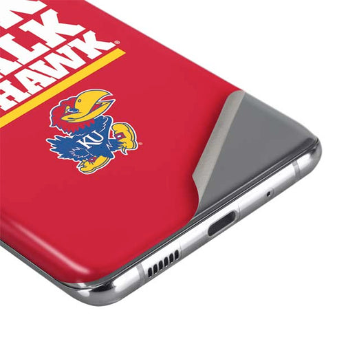 University of Kansas Rock Chalk Jayhawk Galaxy S20 Skin